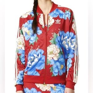 Adidas Originals X Farm Rio Chita Floral Track Jacket Size Small